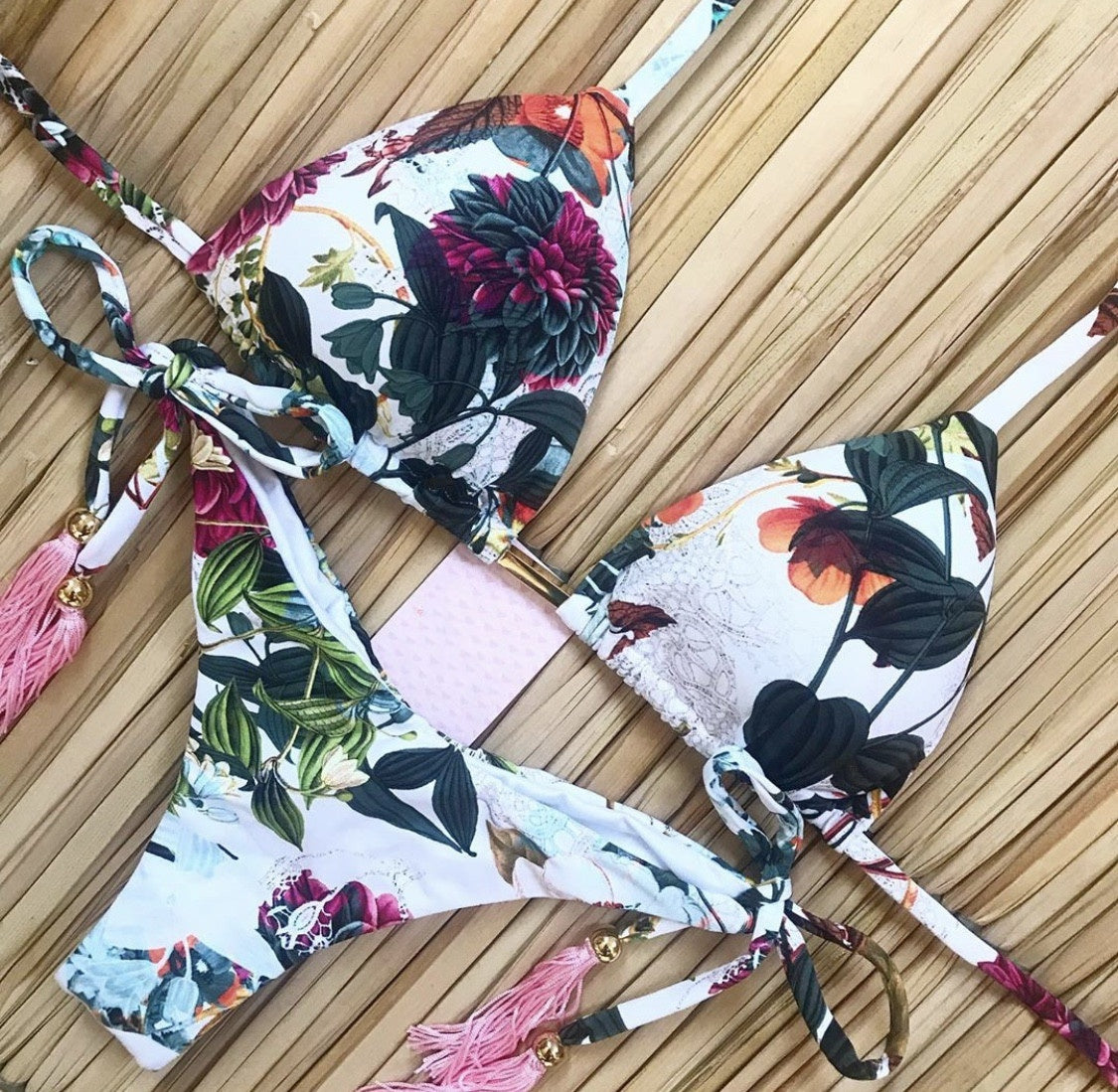 Fancy Print Bikini Women Swimsuits