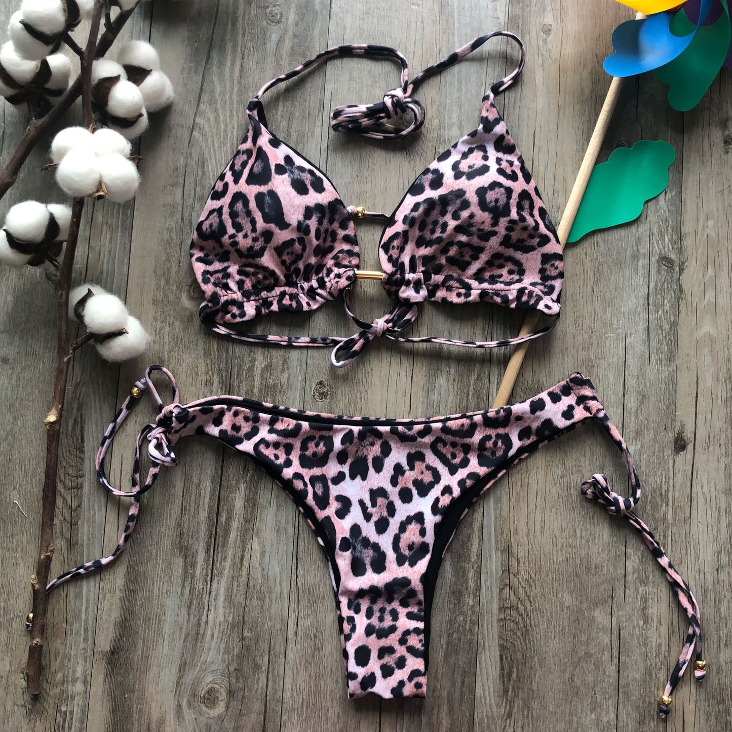 Fancy Print Bikini Women Swimsuits