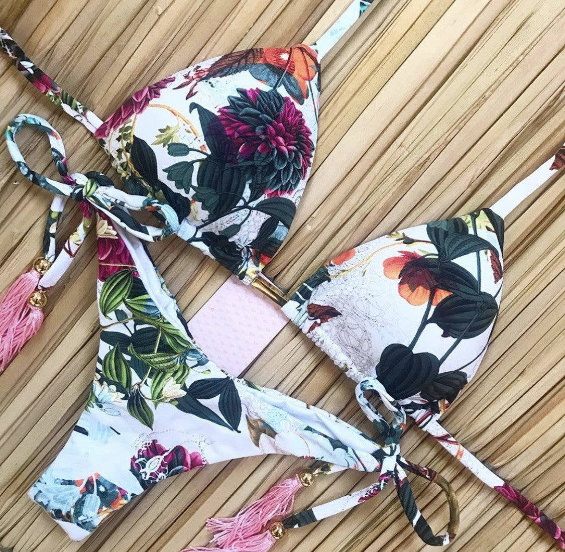 Fancy Print Bikini Women Swimsuits