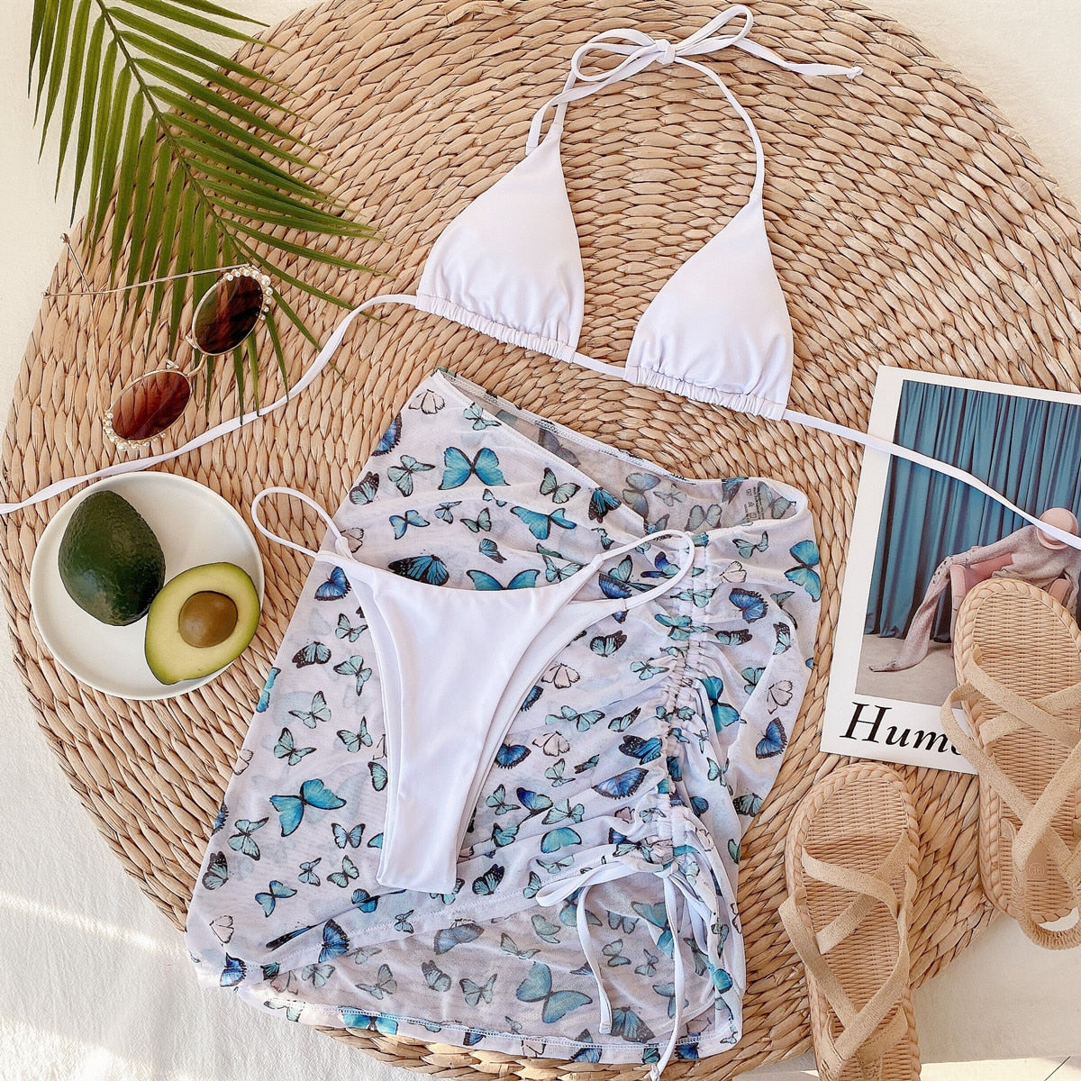 Sexy 3 Piece Brazilian Bikini with wrap