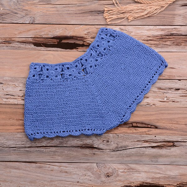 Two Piece Knitted Crochet Swimsuit