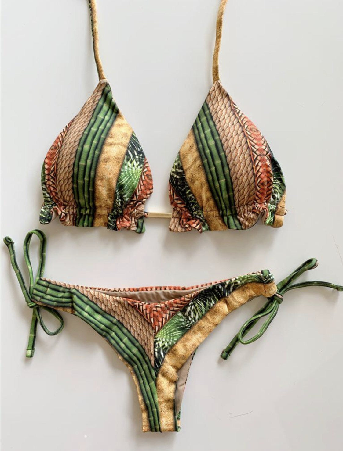 Fancy Print Bikini Women Swimsuits