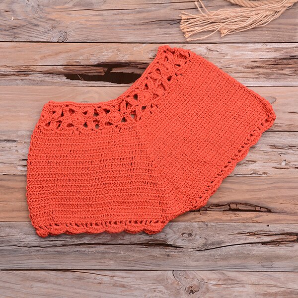 Two Piece Knitted Crochet Swimsuit