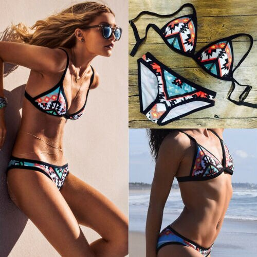 Boho Bandage Triangle Bikini