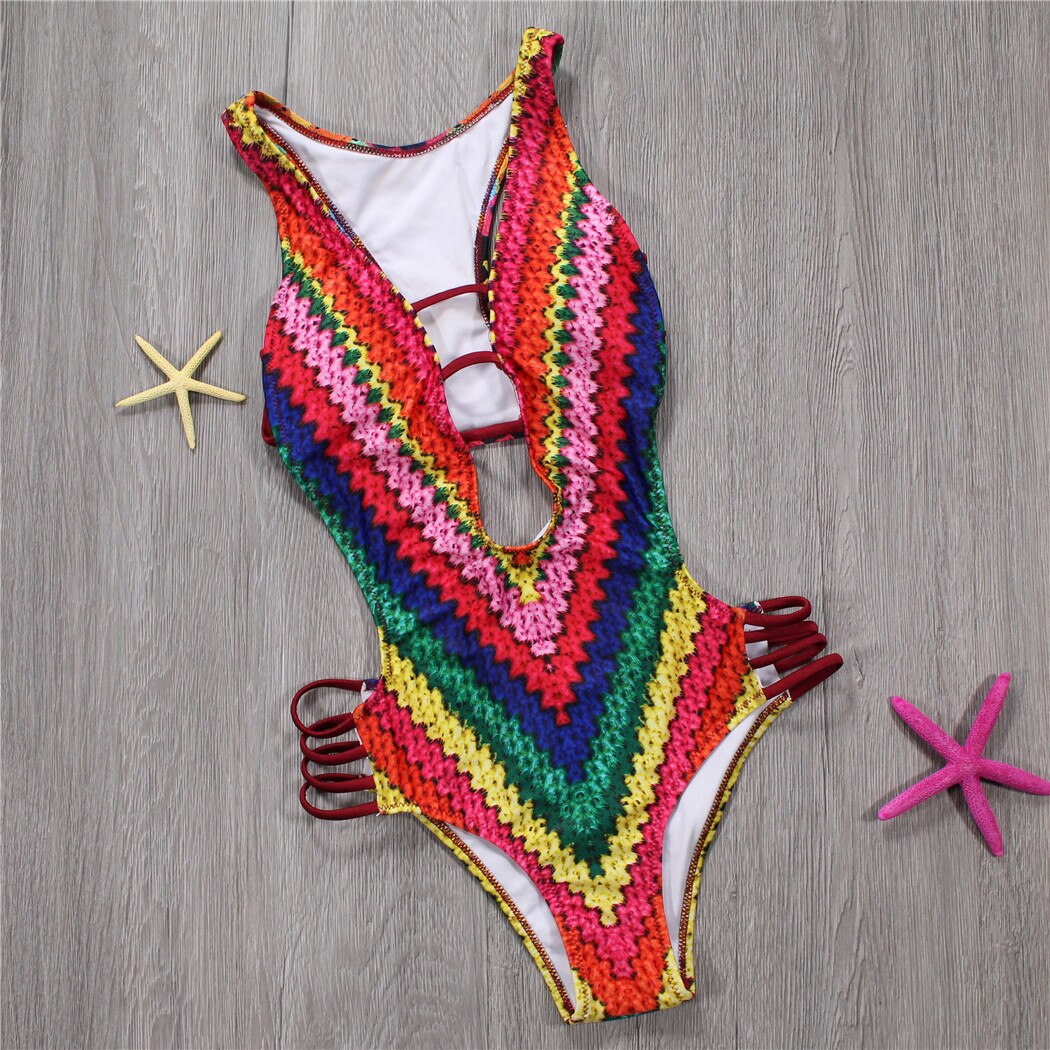 Bandage One Piece Swimsuit