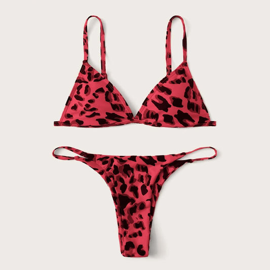 Micro Mini Bikini Leopard Swimsuit