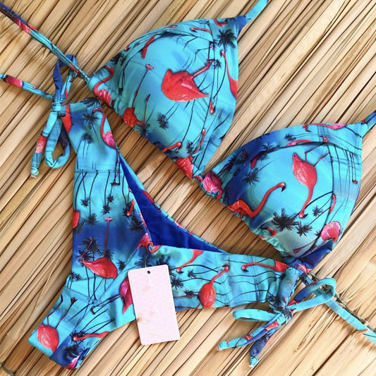 Fancy Print Bikini Women Swimsuits